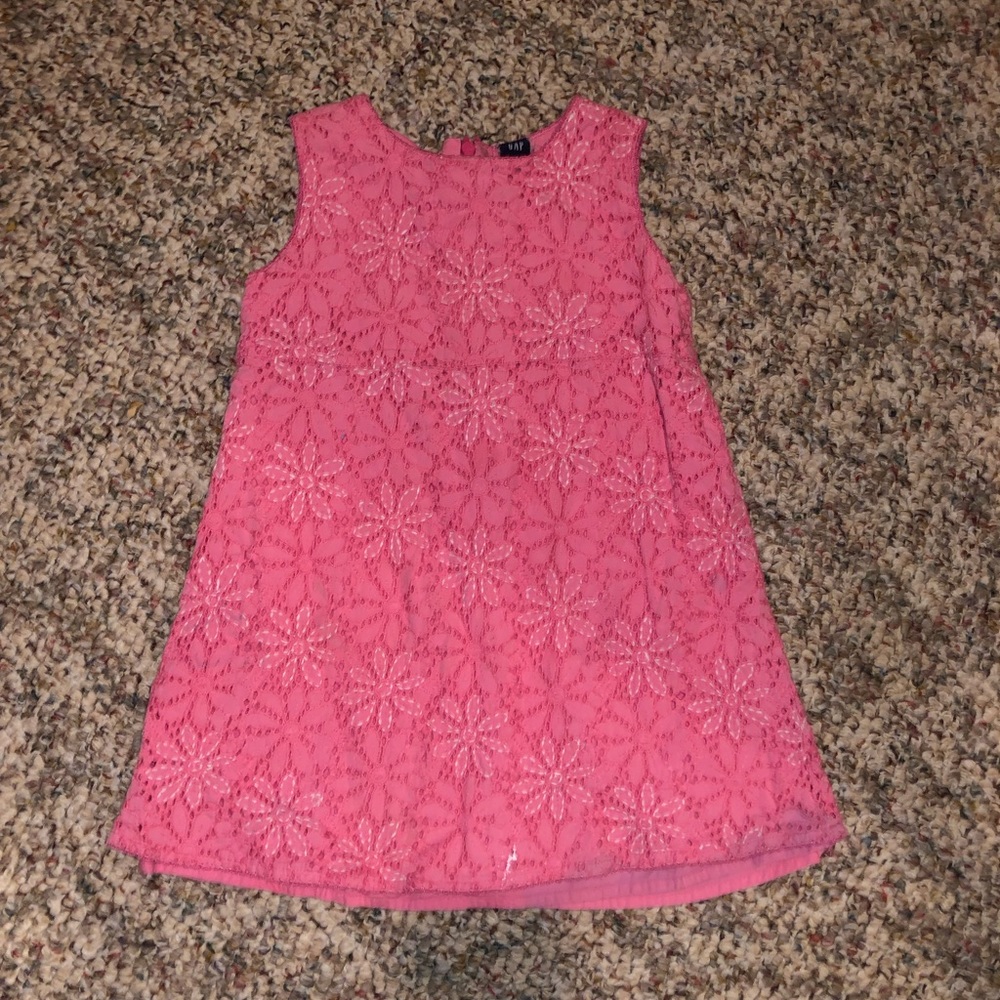 Girls Pink Baby Gap Flower Dress